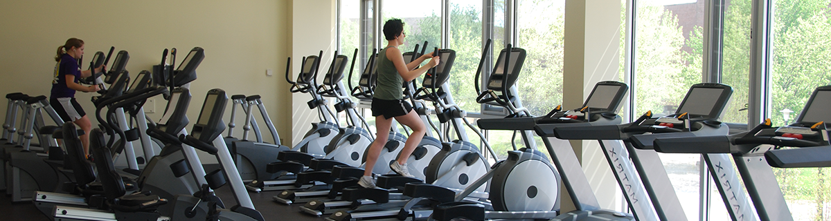 Fitness areas at Frostburg State