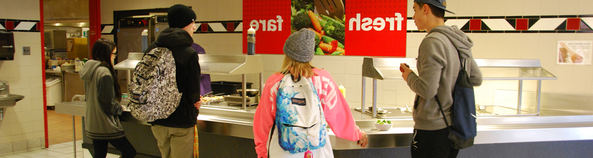 Fresh fare serving area in Chesapeake