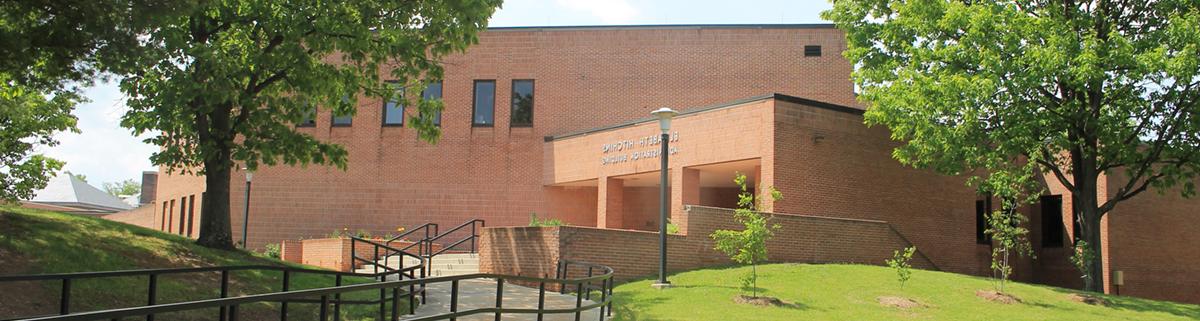 Hitchins Administration Administrative Building on Campus